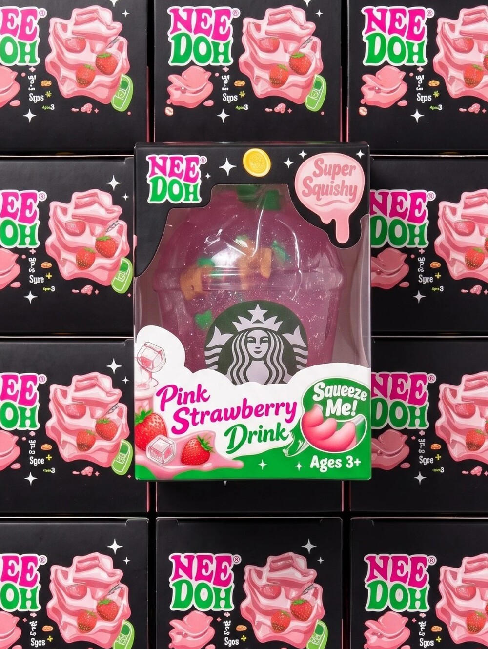 Starbucks Pink Strawberry Drink Squishy Cup - Picture 4 of 4